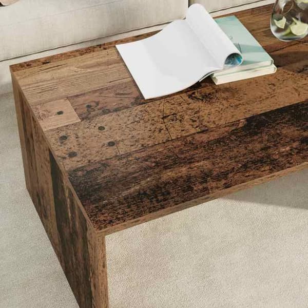Bord - EKSKLUSIV HUS - Ingeniørtræ - 95x50x34 cm - Rektangulær - Moderne