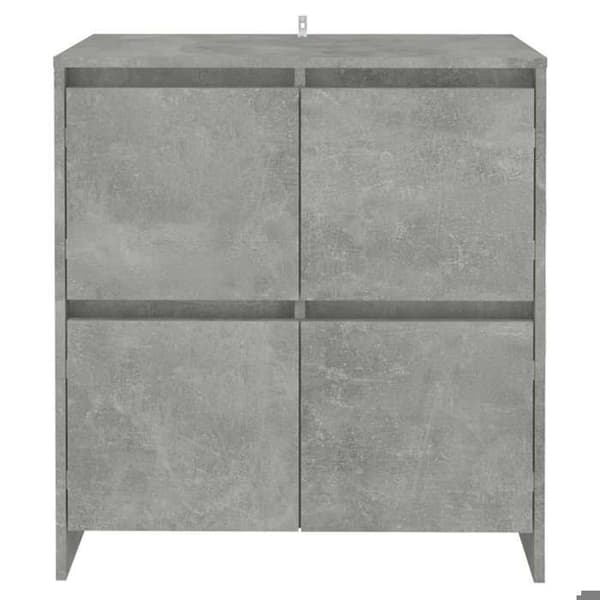 Maison Exclusive - Buffé Grå betong 70x41x75 cm Ingenjörsträ