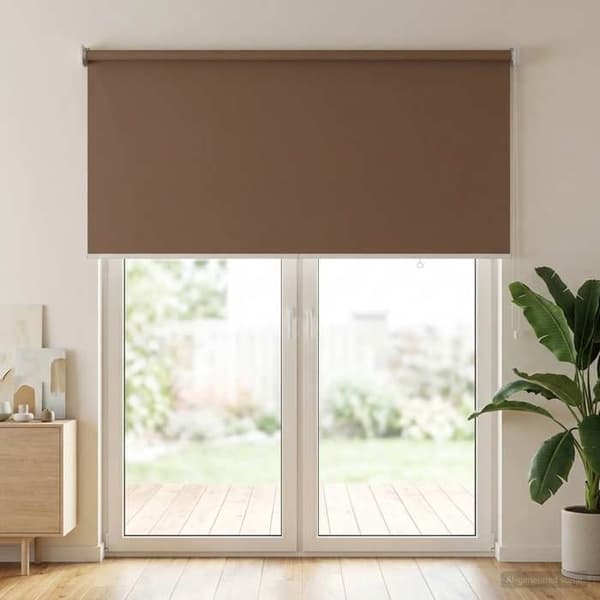 Maison Exclusive - Utrullningsbar utomhusbutik UV-skydd Taupe Polyester