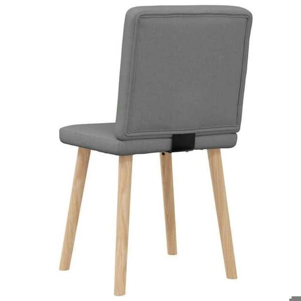 Maison Exclusive - 2 tummanharmaata kangasruokatuolin setti