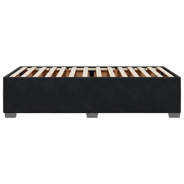 Maison Exclusive - Sengestel uden madras sort 90x190 cm fløjl Svart