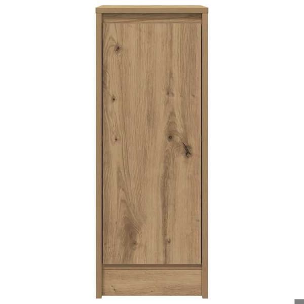 Maison Exclusive - Buffet i håndlavet egetræ 29,5x34x76 cm i ingeniørtræ Ek
