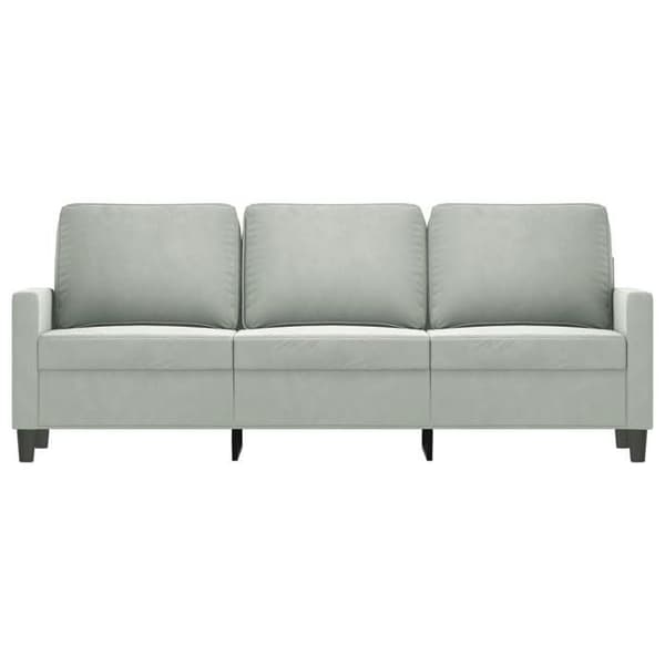 Maison Exclusive - 3-personers Sofa Lys Grå 180 cm Velour