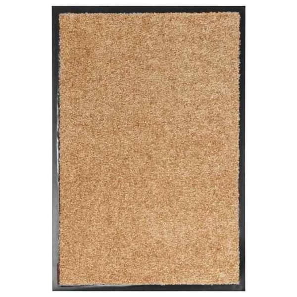 Maison Exclusive - Vaskbar dørmåtte Creme 40x60 cm