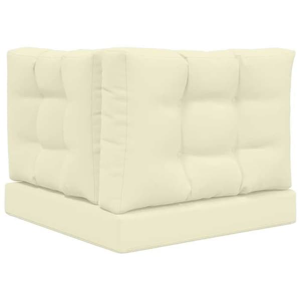Maison Exclusive - Utomhussoffkudde Polyester Kräm 60 x 60 cm Grädde