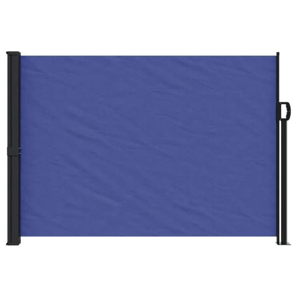 Sidelæns markise - EKSKLUSIV HUS - 140x600 cm - Blå - 100% polyester PU - Vand- & UV-resistent Blå