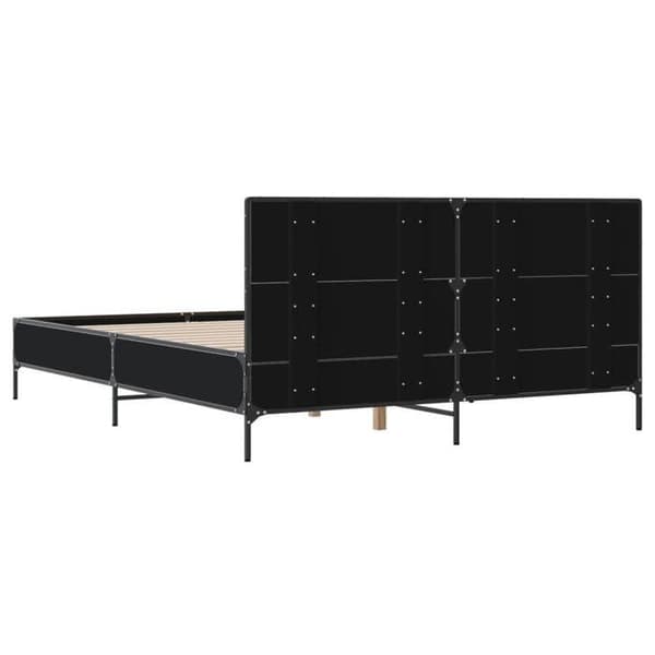 Maison Exclusive - Sengestel uden madras sort 150x200 cm Svart