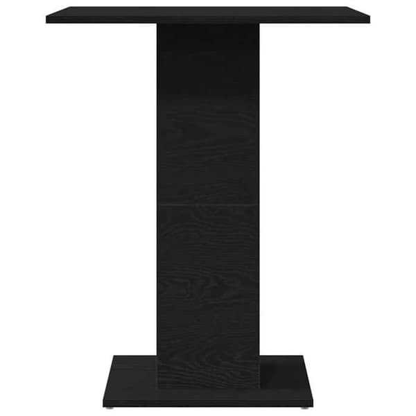 Maison Exclusive - Bistro bord i sort eg 60x60x75 cm ingeniørtræ