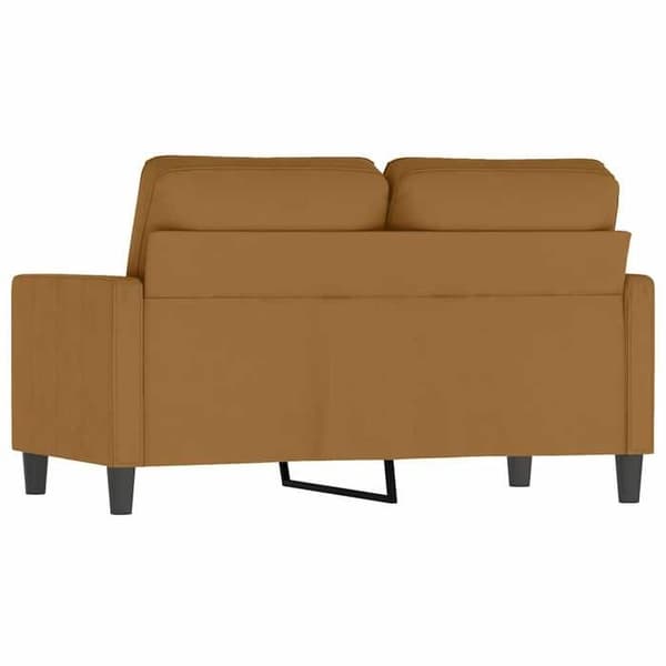 Maison Exclusive - 2-paikkainen sohva, ruskea, 120 cm, sametti