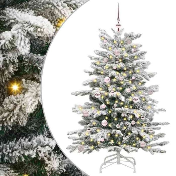 Juletræ - EKSKLUSIVT HUS - Ledede grene - Hvid - 150 cm - LED USB Vit