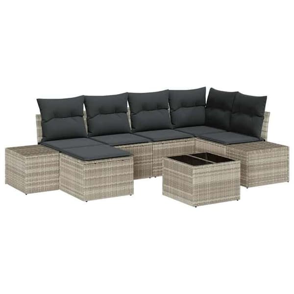 Havemøbler - MAISON EXCLUSIVE - Modulær sofa - Grå - UV- og vejrbestandig - Udendørspuder