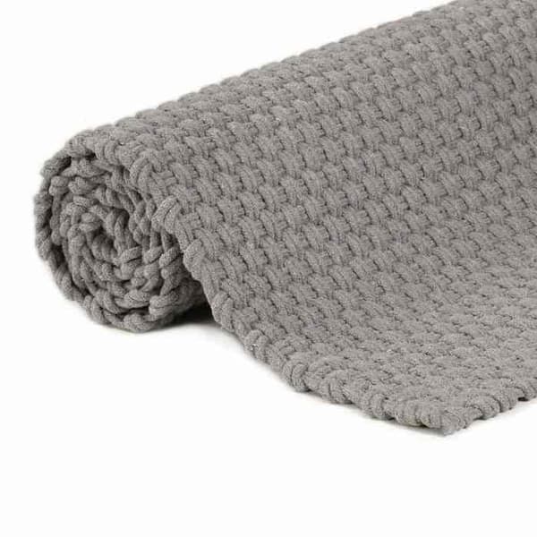 Maison Exclusive - Rektangulär matta Grå 160x230 cm Bomull