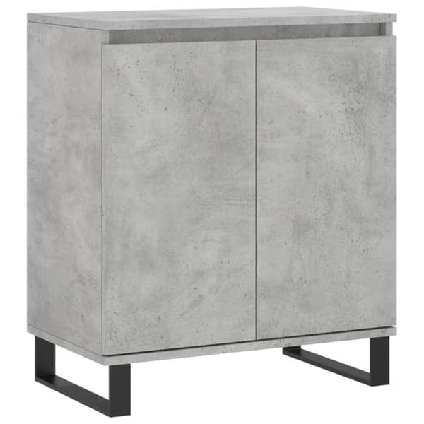 Maison Exclusive - Buffé Grå betong 60x35x70 cm Ingenjörsträ