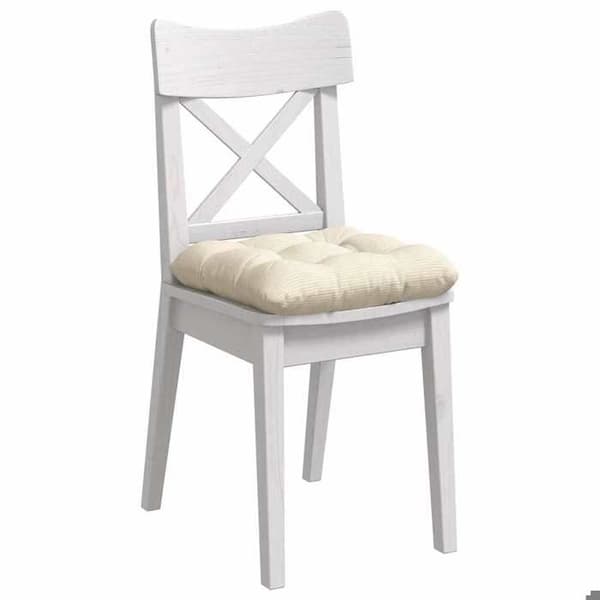 Sædehynder - EKSKLUSIV HUS - 45 x 45 cm - Fløjl - Sæt af 4 - Creme Grädde