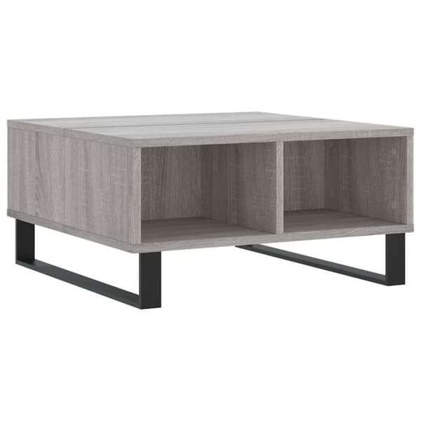 Maison Exclusive - Sofabord sonoma grå 60x60x30 cm ingeniørtræ
