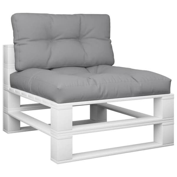 Maison Exclusive - Palettityynyt 2 kpl harmaa kangas