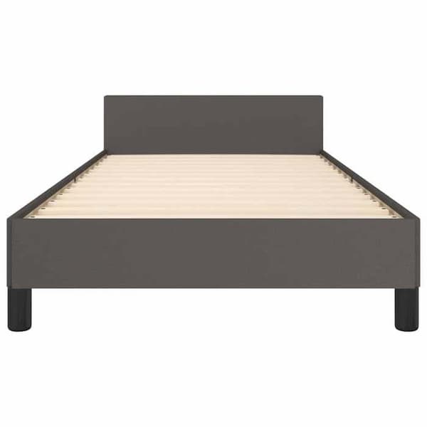 Maison Exclusive - Sengestel uden madras grå 80x200 cm kunstlæder grå