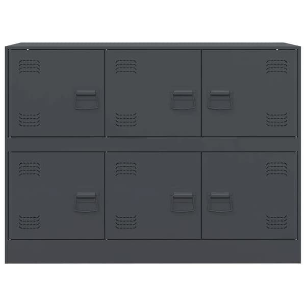 Maison Exclusive - Buffé antracit 99x39x73 cm stål