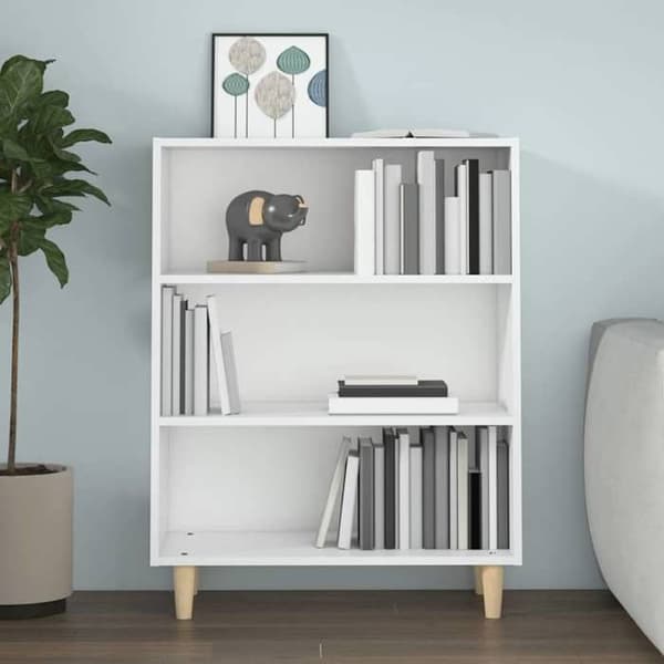 Exklusiv Hus - Buffé Vit 69,5x32,5x90 cm Ingenjörsträ
