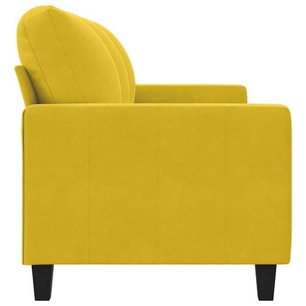 Maison Exclusive - Soffa 3-sits Gul 180 cm Sammet Gul
