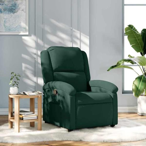 Maison Exclusive - Tummanvihreä samettinen nojatuoli