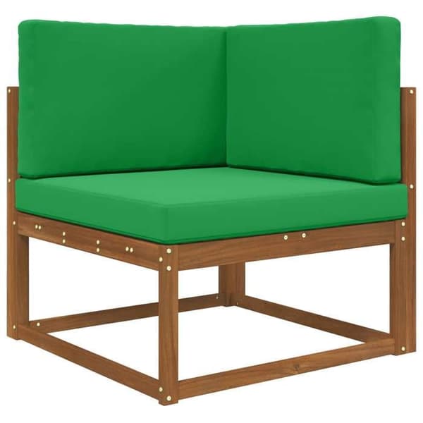 Utomhus soffkudde - EXKLUSIV HEM - 80 x 80 cm - Polyester - Grön - Dragkedja fodral Grön