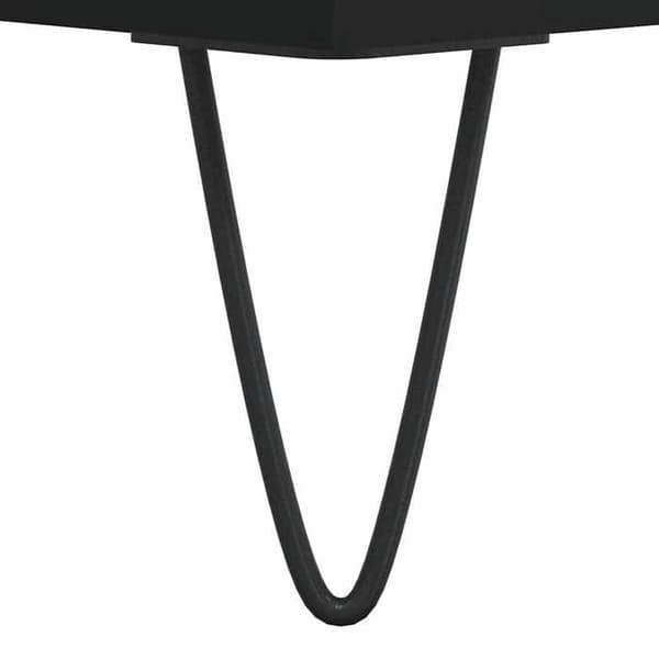Maison Exclusive - Sort buffet 34,5x32,5x90 cm ingeniørtræ Svart