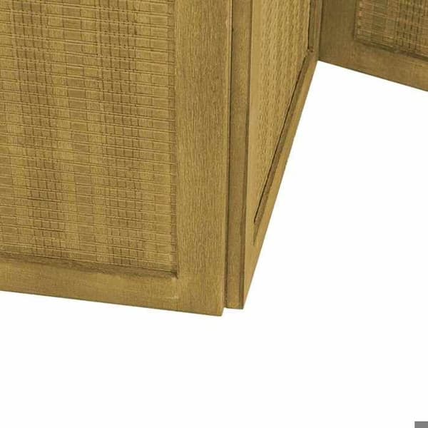Maison Exclusive - Skillevæg 6 paneler brun paulownia massivt træ brun