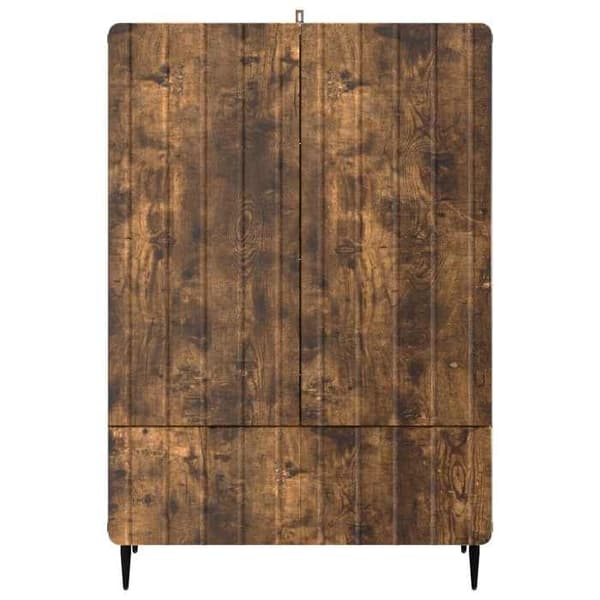 Maison Exclusive - Buffet Røget Eg 66 x 34,5 x 97 cm Ingeniørtræ