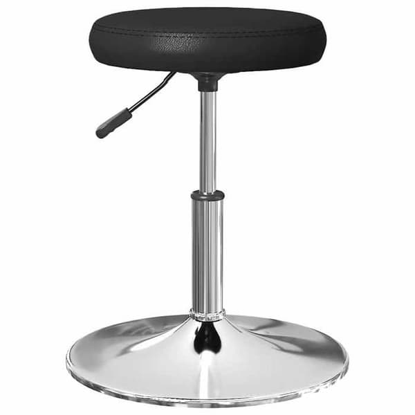 Maison Exclusive - Matstolar set om 2 svart konstläder