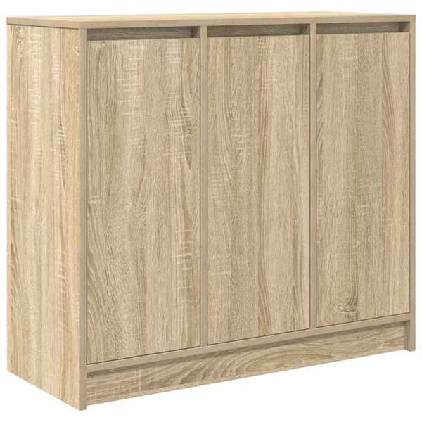 Maison Exclusive - Buffé ek sonoma 85x34x76 cm ingenjörsträ