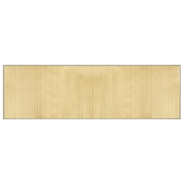Maison Exclusive - Rektangulär matta i ljus naturlig färg 60x200 cm bambu