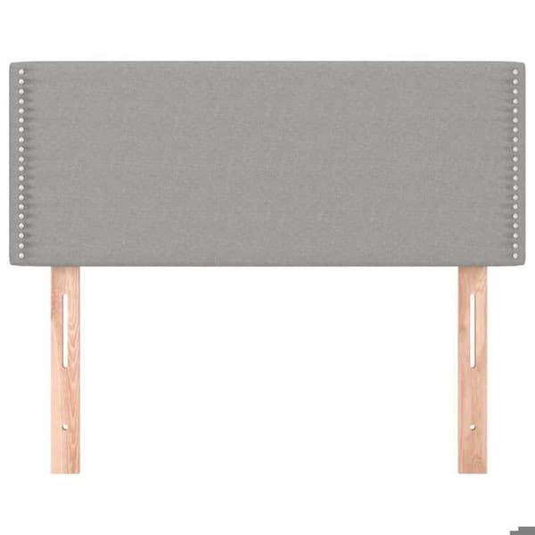 Maison Exclusive - Hovedgærde Lys grå 90x5x78/88 cm Stof