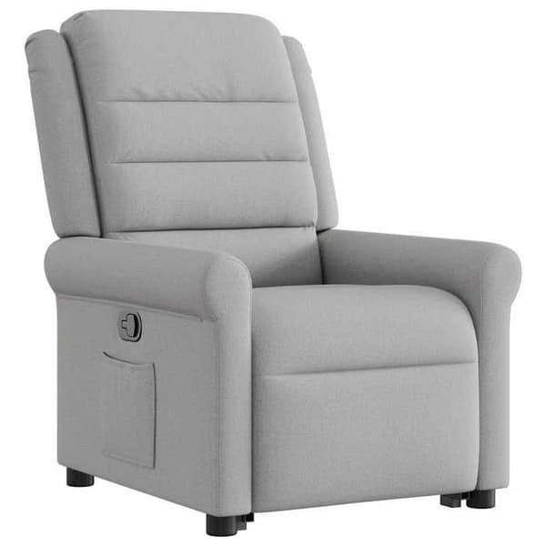 Maison Exclusive - Grå moln tyg reclinerfåtölj grått moln