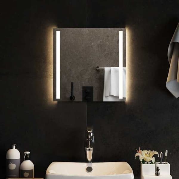 Maison Exclusive - LED-badrumsspegel 40x40 cm