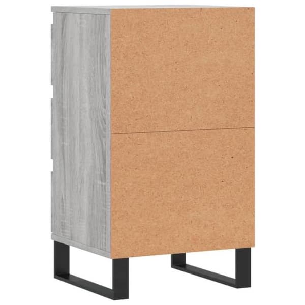 Maison Exclusive - Buffet sonoma grå 40x35x70 cm ingeniørtræ Sonoma grå