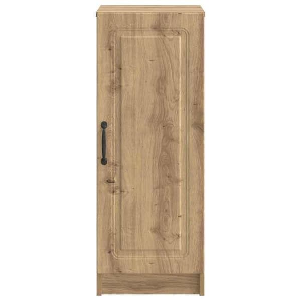 Maison Exclusive - Buffet i egetræ, håndlavet 33 x 34,5 x 87 cm, ingeniørtræ