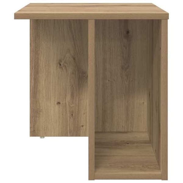 Sidebord - MAISON EXCLUSIVE - 2 dele - Håndlavet eg - 37x32x40 cm - Spånplade Hantverks-ek