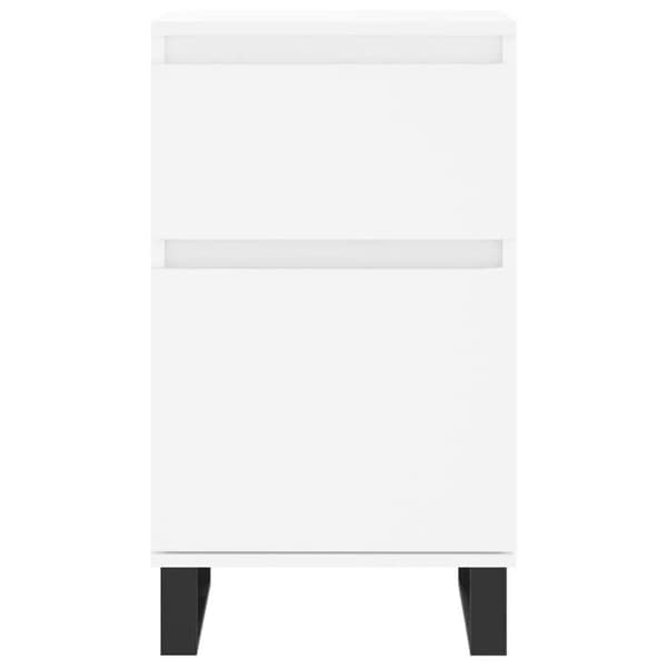 Maison Exclusive - Hvidt buffet 40x35x70 cm ingeniørtræ