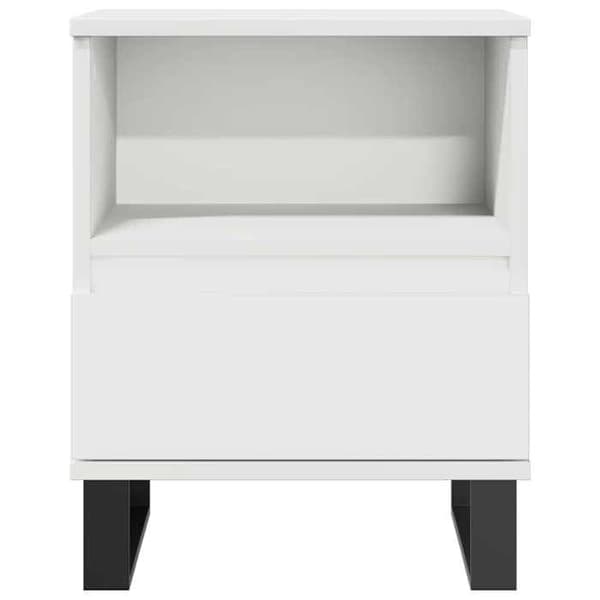 Maison Exclusive - Sängbord 2 st vit 40x35x50 cm ingenjörsträ Vit