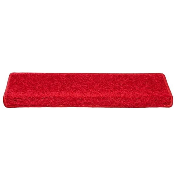 Maison Exclusive - Trappmatta 30 delar 65 x 21 x 4 cm Röd rektangulär kant