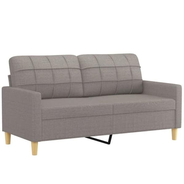 Maison Exclusive - Set med 2 soffor med kuddar Taupe Tyg
