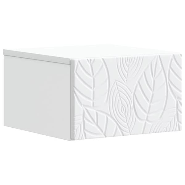 Maison Exclusive - Väggmonterat sidobord Vit 34,5 x 33 x 20 cm