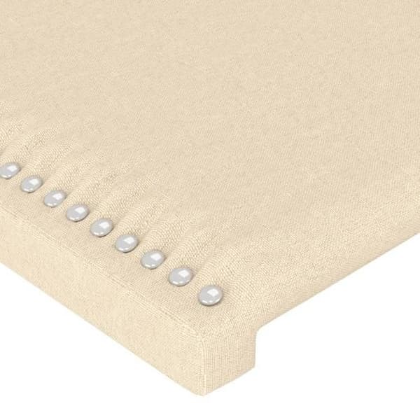 Hovedgærde - Maison Exclusive - 147x23x118/128 cm - Creme - Åndbart holdbart stof Grädde