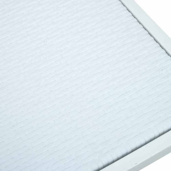 Maison Exclusive - Havestole sæt af 4 Hvid Plast Rattan-look Vit