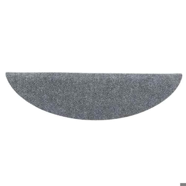 Maison Exclusive - Itsekiinnittyvät askelmat 10 kpl Harmaa 56x17x3 cm ljusgrått