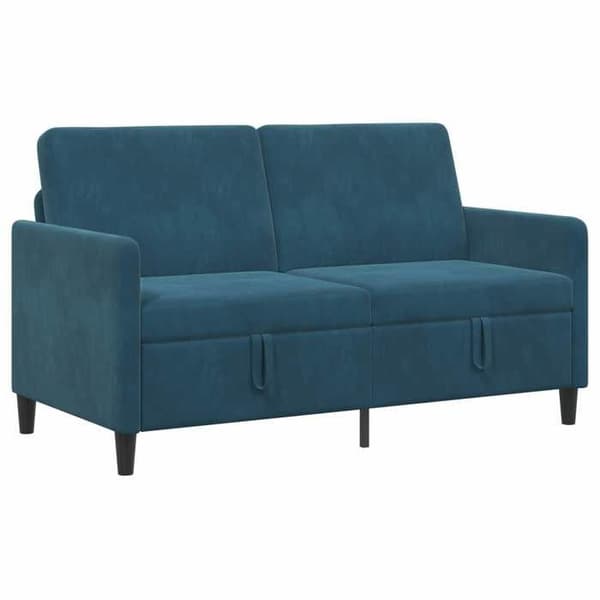 Maison Exclusive - Soffa med förvaring Blå 152 x 78 x 87 cm Polyester