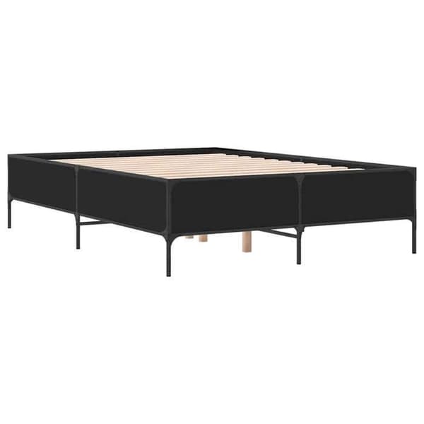 Maison Exclusive - Sengestel uden madras sort 160x200 cm