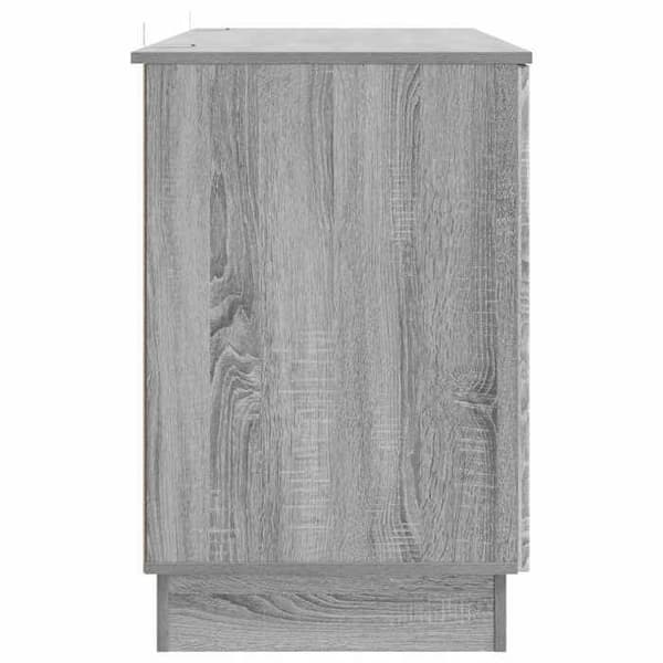Maison Exclusive - Bureau Sonoma grå 142,5 x 50 x 75 cm Ingeniørtræ