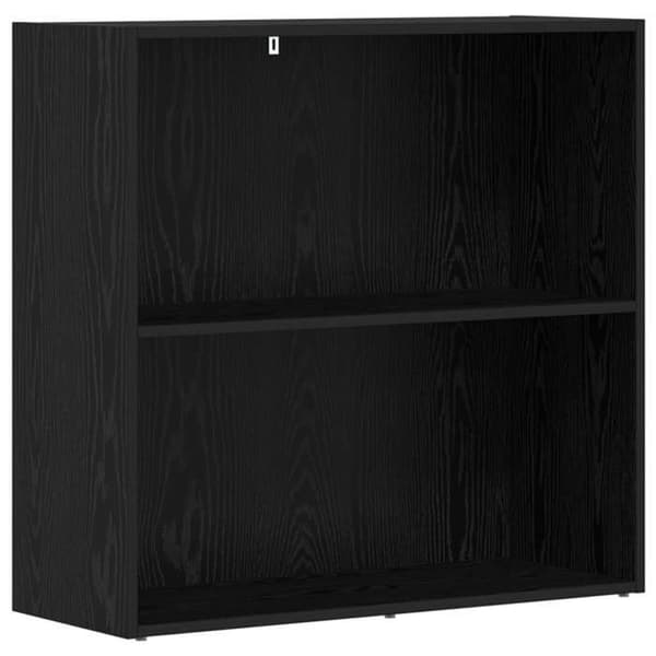Maison Exclusive - Reol 80 x 30 x 76,5 cm Ingeniørtræ Sort eg